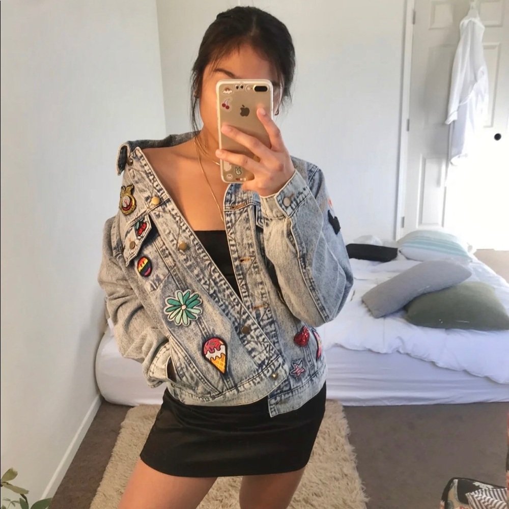 Jean Jacket with patches